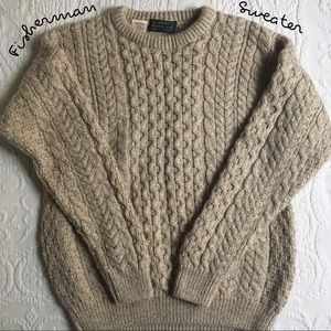 Oatmeal Fisherman Sweater